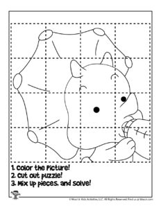 Printable coloring puzzles for kids woo jr kids activities childrens publishing