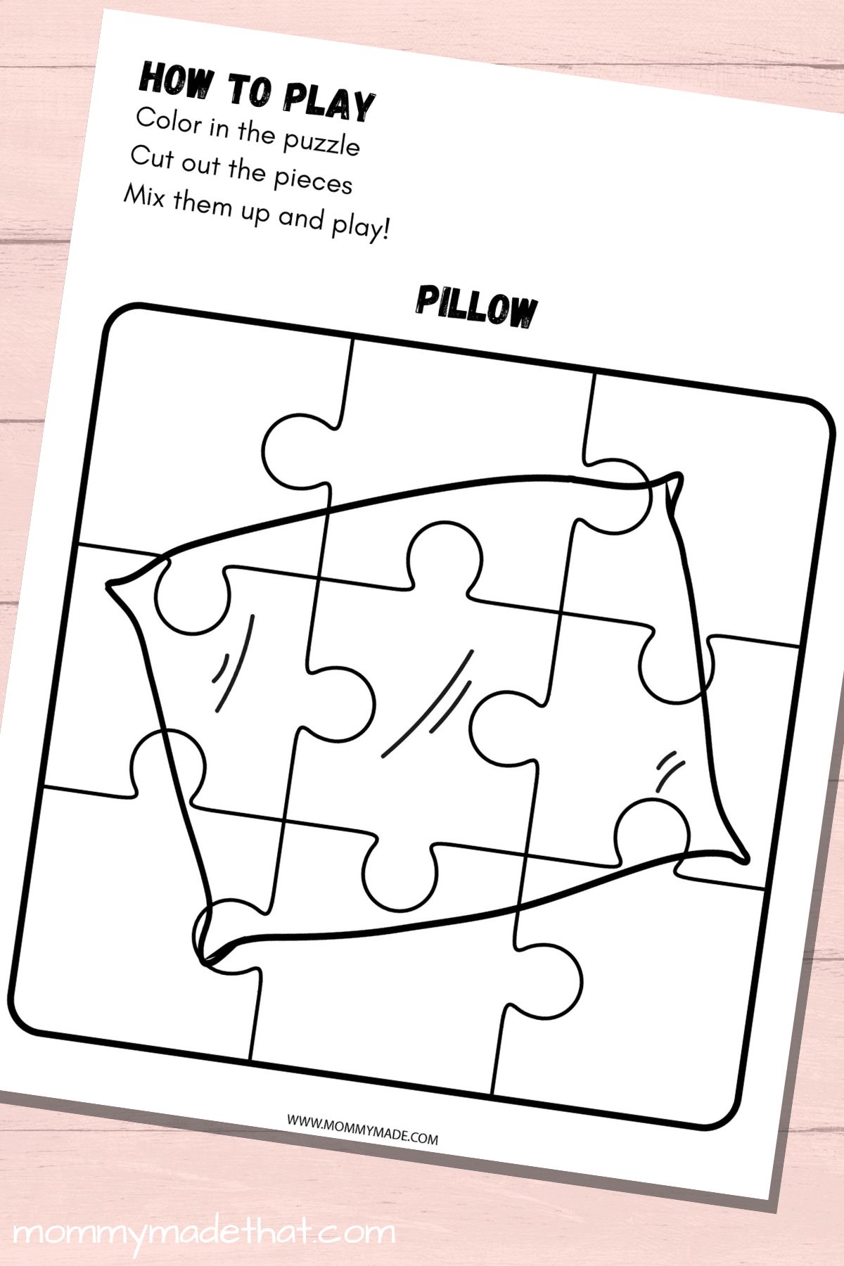 Coloring puzzles free printable puzzle coloring pages