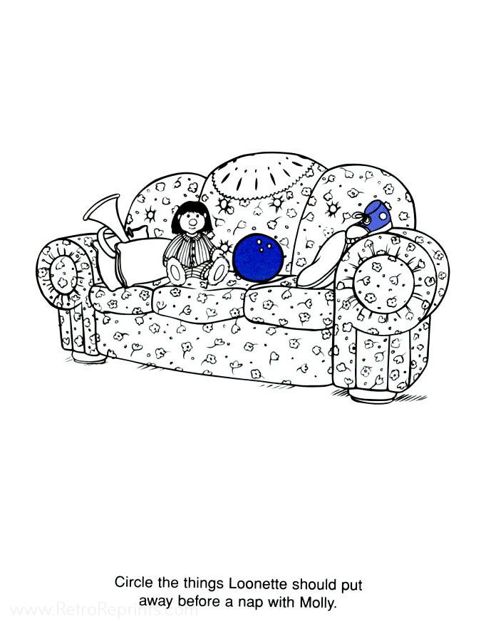 Big fy couch the coloring pages coloring books at retro reprints