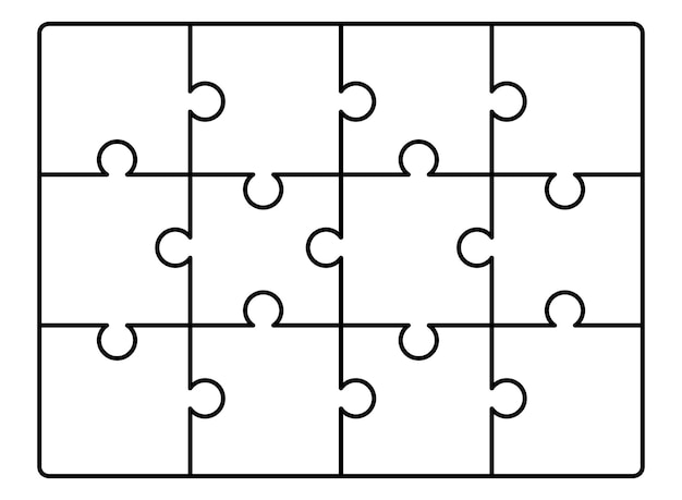 Puzzle template