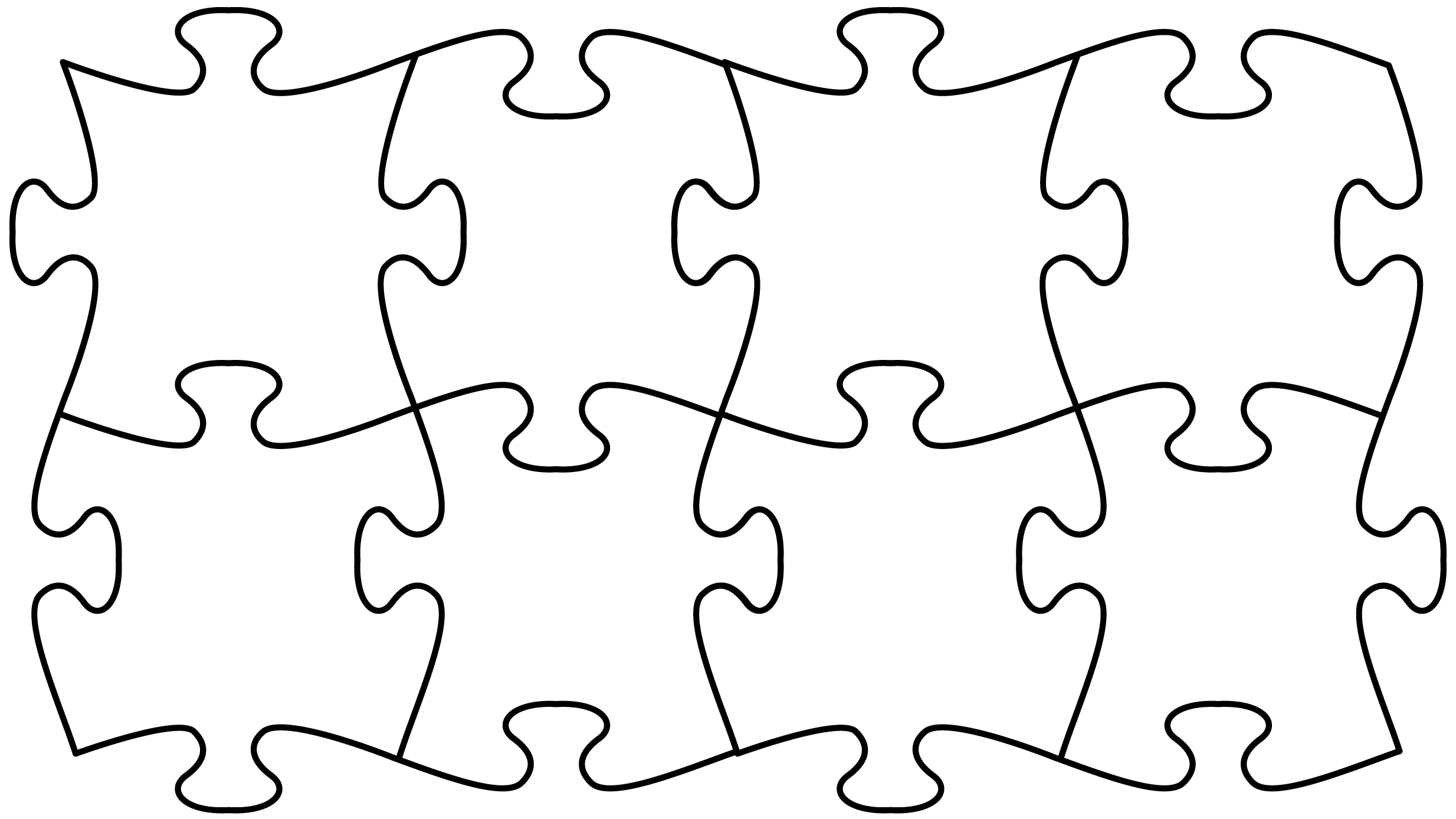 Puzzle pieces printable template free printable papercraft templates