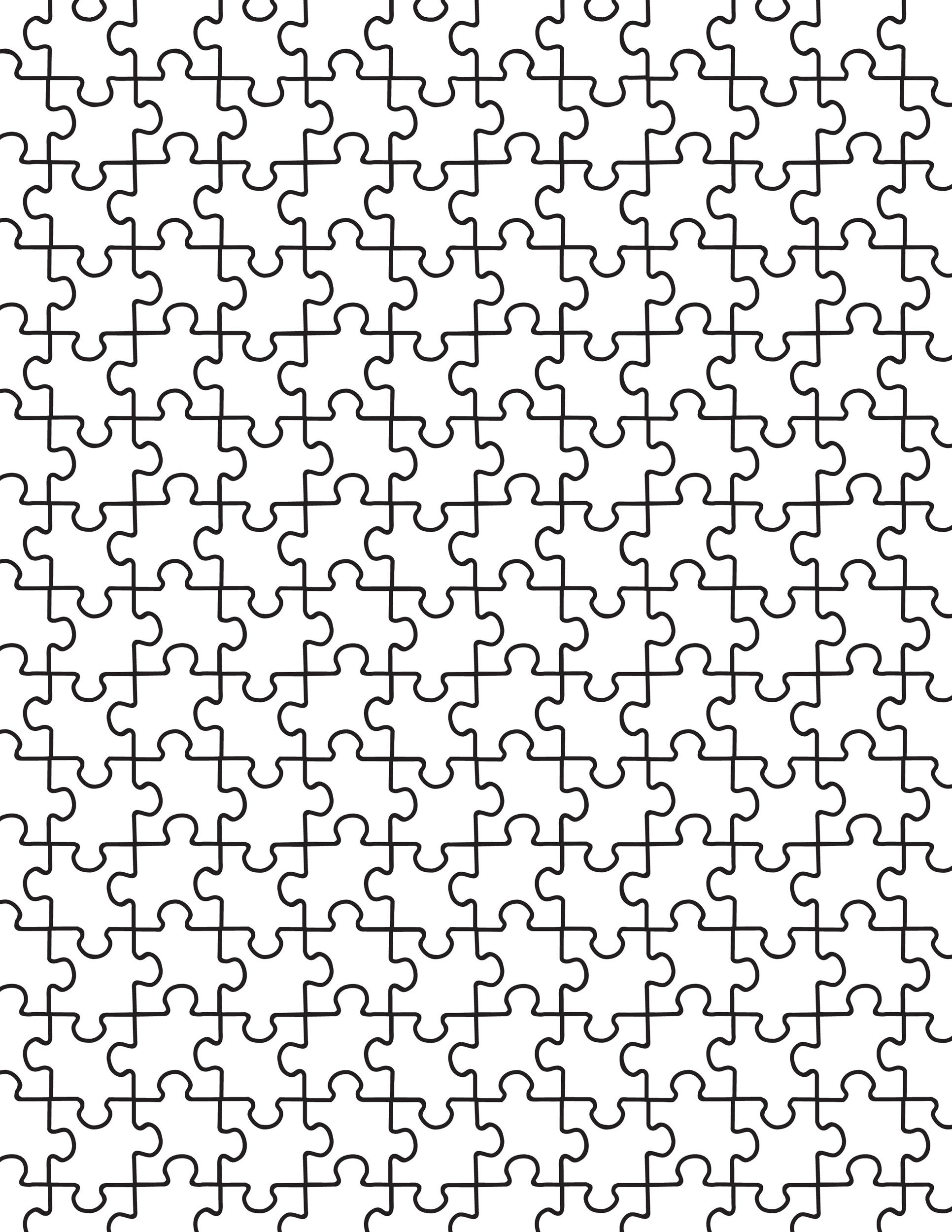 Printable puzzle piece templates á