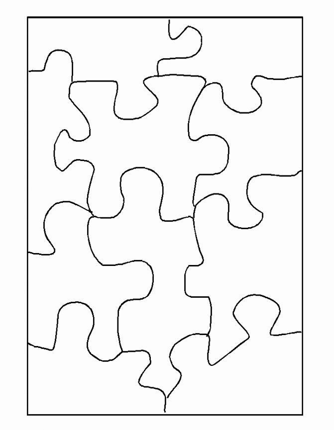 Puzzle coloring pages