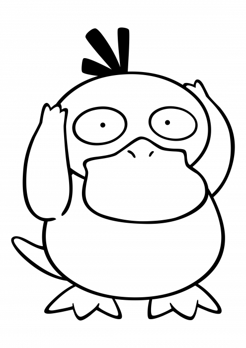 Psyduck coloring page turkau pokemon coloring pages pokemon coloring pikachu coloring page