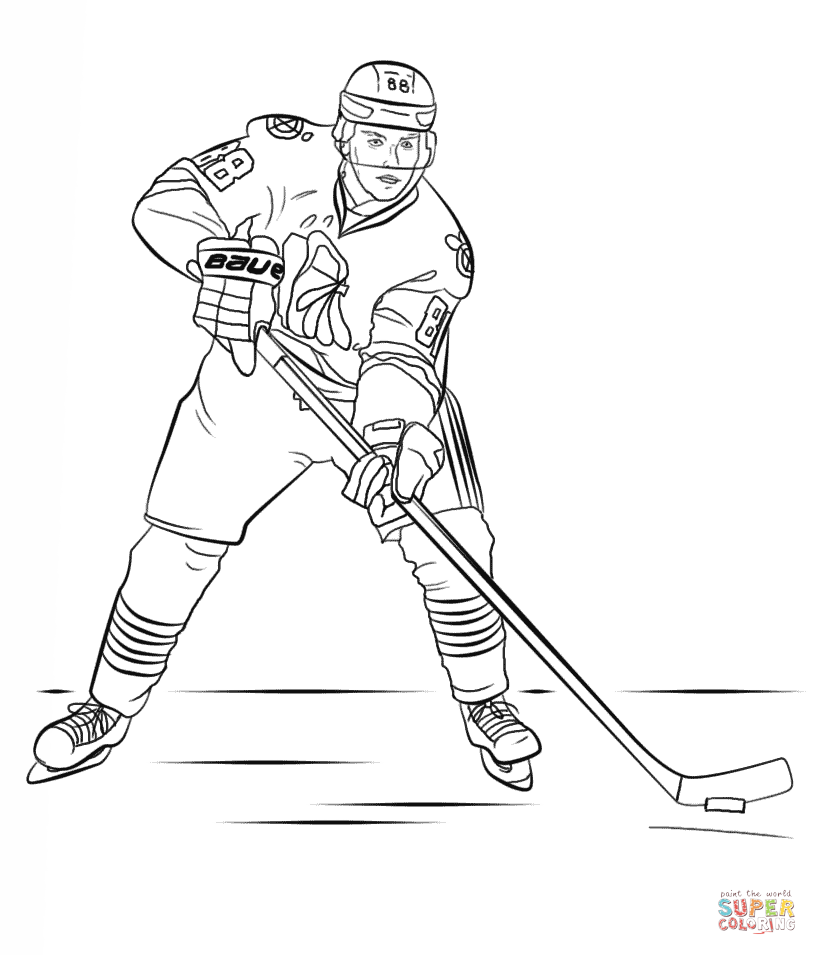 Patrick kane coloring page free printable coloring pages