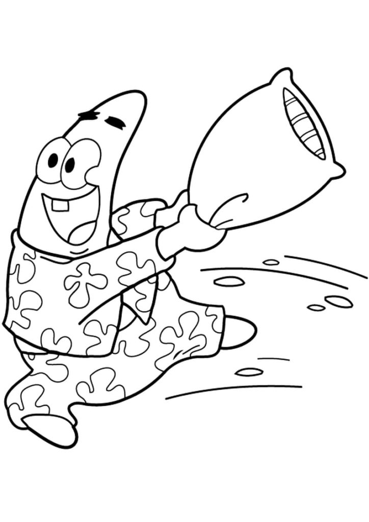 Patrick star coloring pages