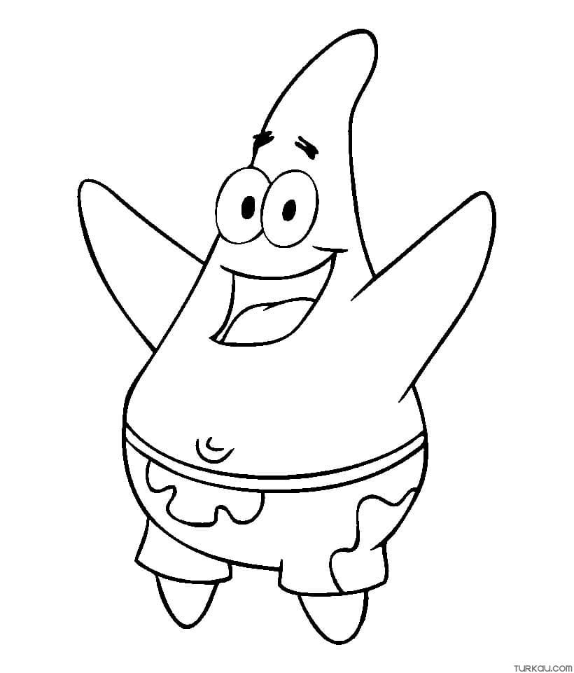 Patrick coloring pages