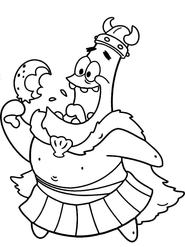 Patrick star coloring pages