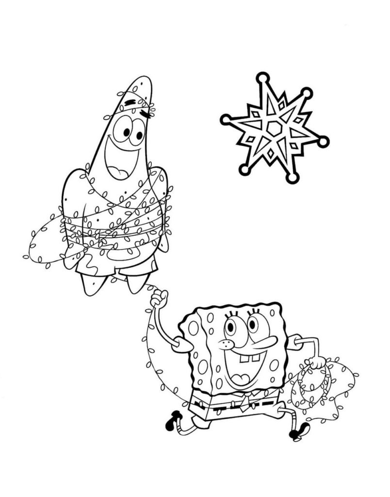 Patrick star coloring pages