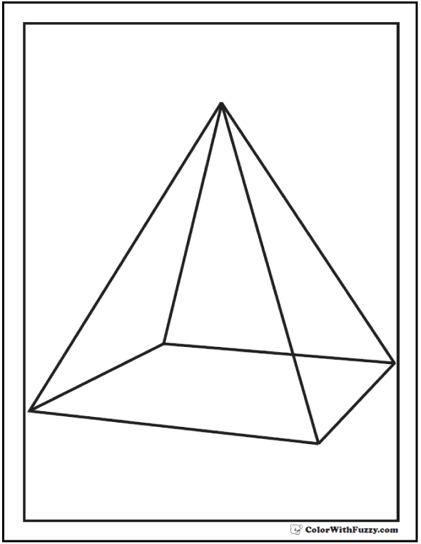 Shape coloring pages â digital pdf squares circles triangles