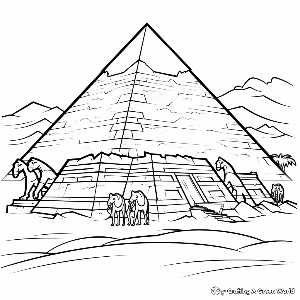 Egyptian coloring pages