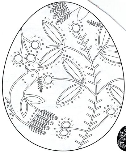 Pysanky coloring pages