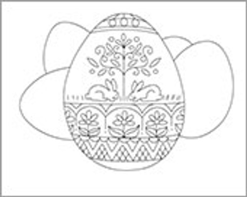 Paint party canvas pysanka easter egg kit thumb