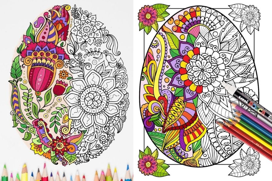 Beautiful authentic ukrainian easter egg coloring pages that help support ukrainian artists cool mom picks