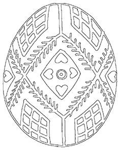 Pysanky coloring pages