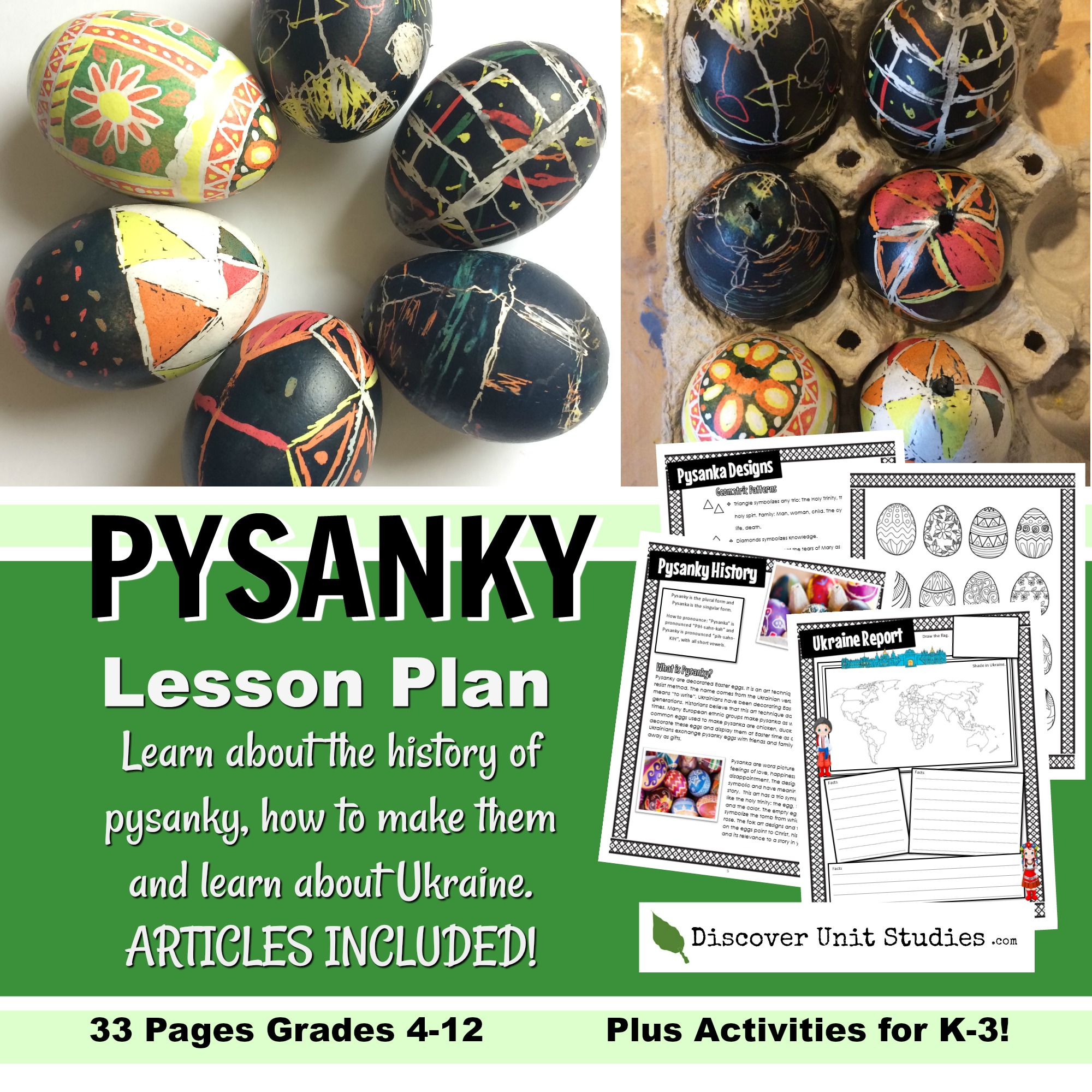 Pysanky lesson plan