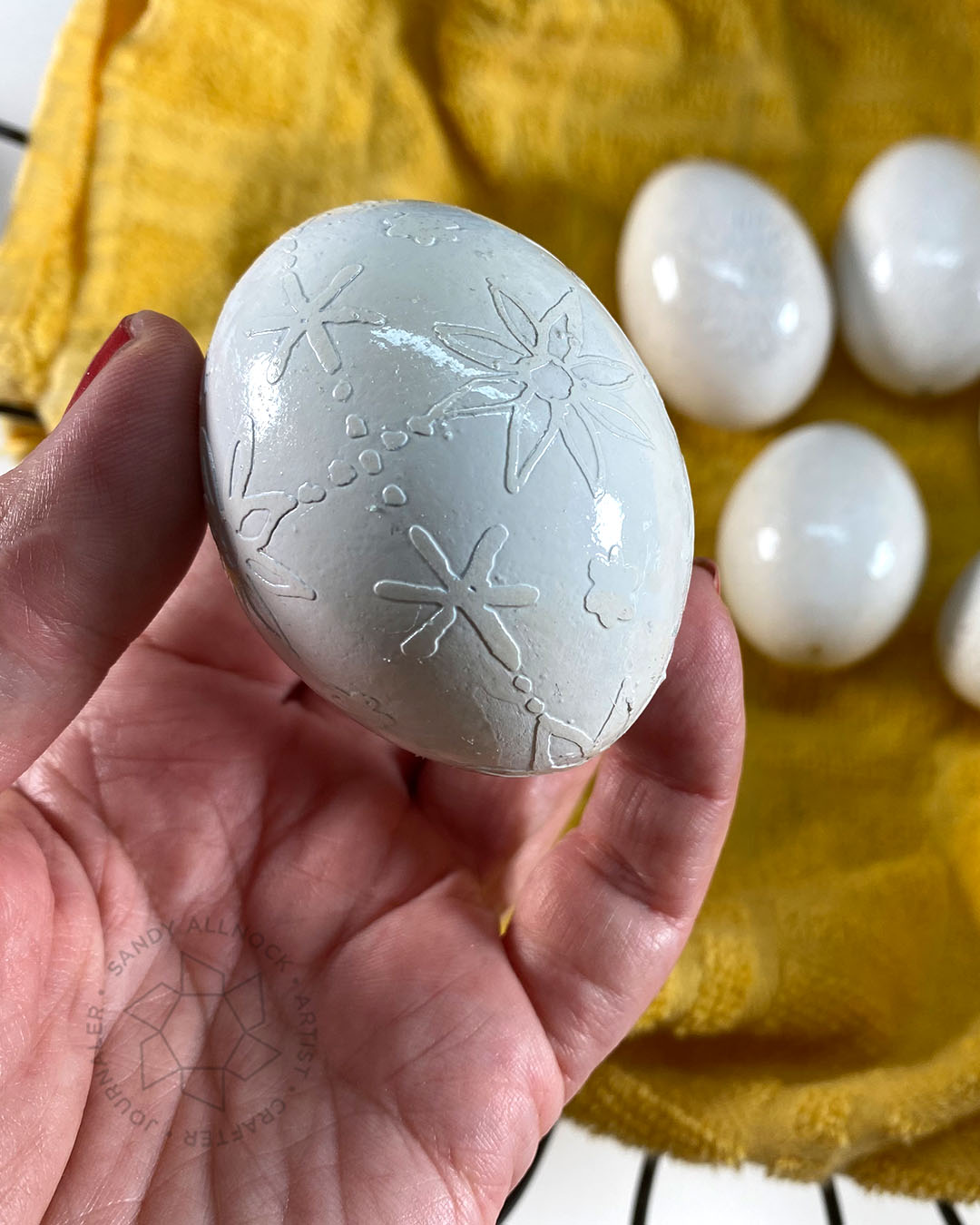 Beginner attempts at pysanky ukrainian egg decorating part sandy allnock