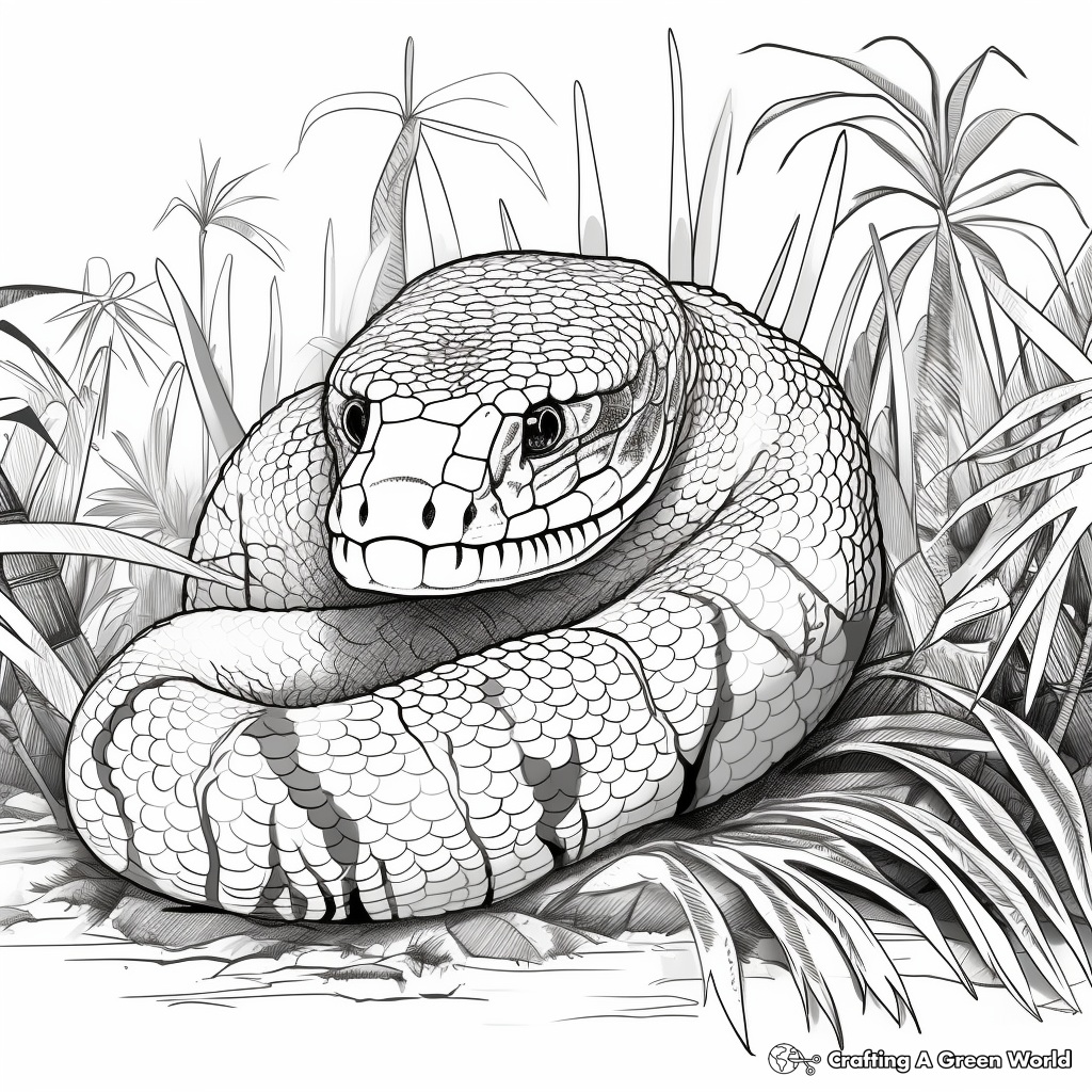 Jungle coloring pages