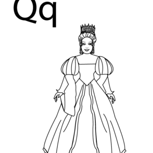 Letter q coloring pages printable for free download