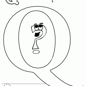 Letter q coloring pages printable for free download