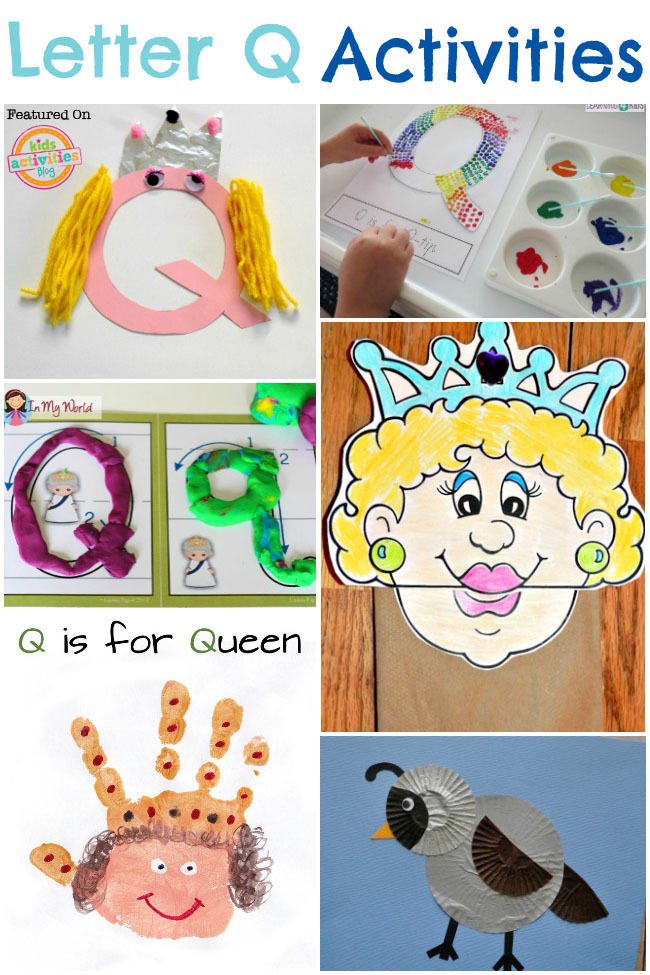 Quirky letter q crafts activities kids activities blog