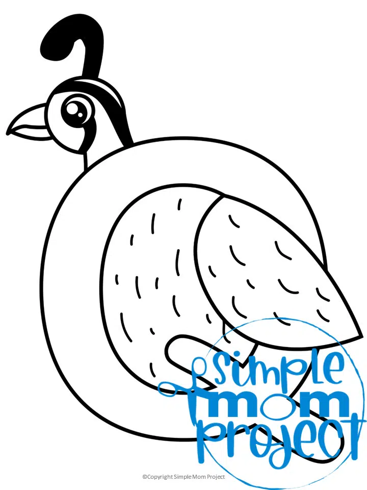 Free printable letter q coloring page â simple mom project