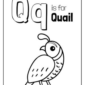 Letter q coloring pages printable for free download