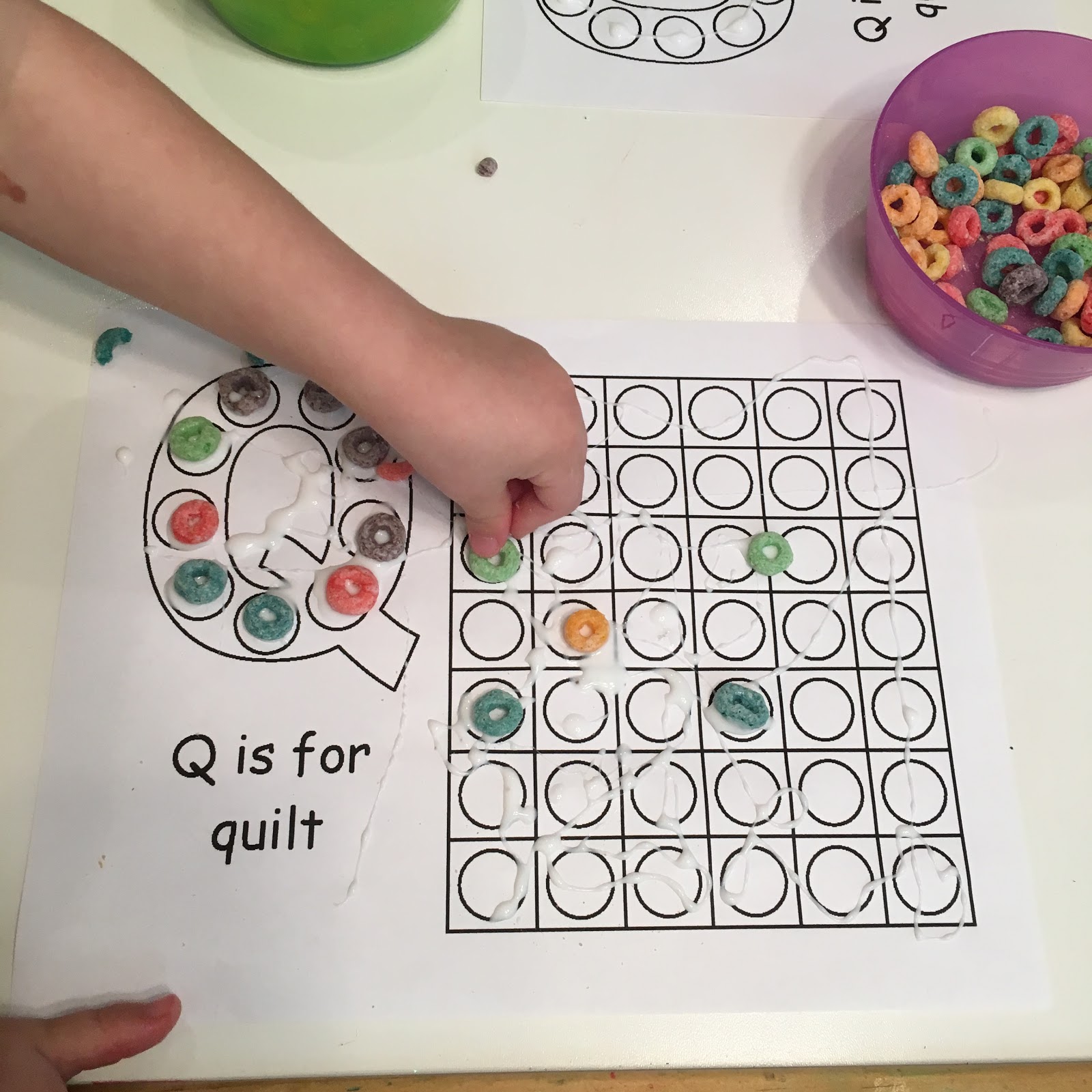 Letter q activities ages months