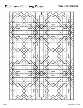 Everything is interconnected coloring page