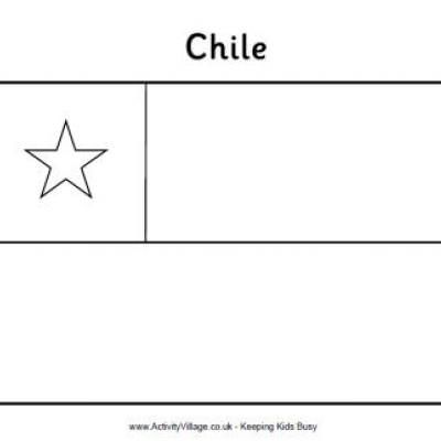 Chilean flag printable coloring page chilean flag flag printable printable coloring pages chilean flag