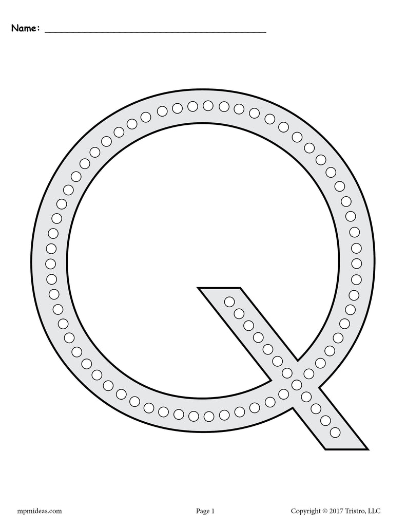 Letter q q