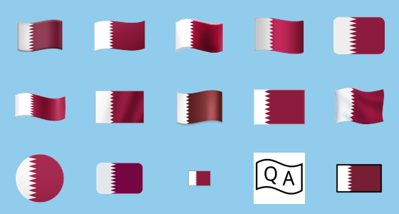 Ðð flag qatar emoji