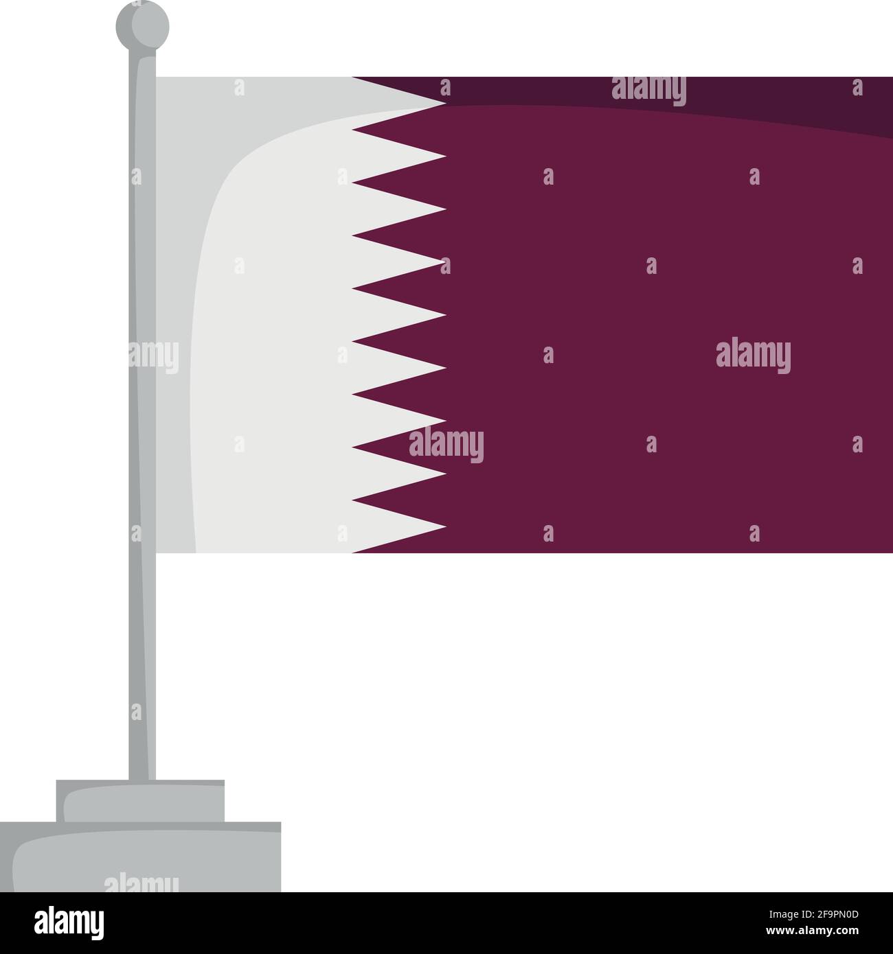 Image national flag qatar stock vector images