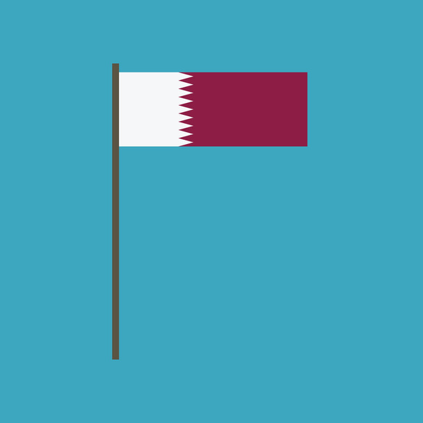 Qatar flag free stock vectors