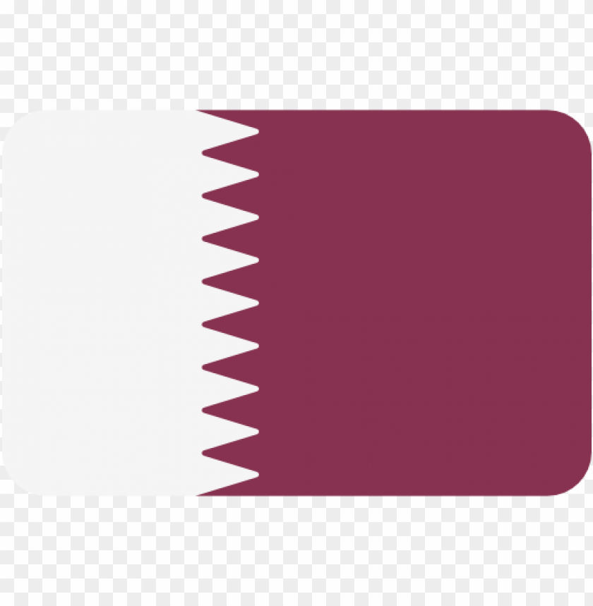 Flat qatar flag icon png image with transparent background png