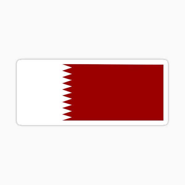 Flag of qatar sticker for sale by tonyurban