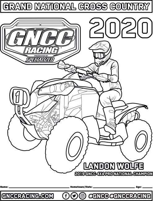 Gncc coloring pages