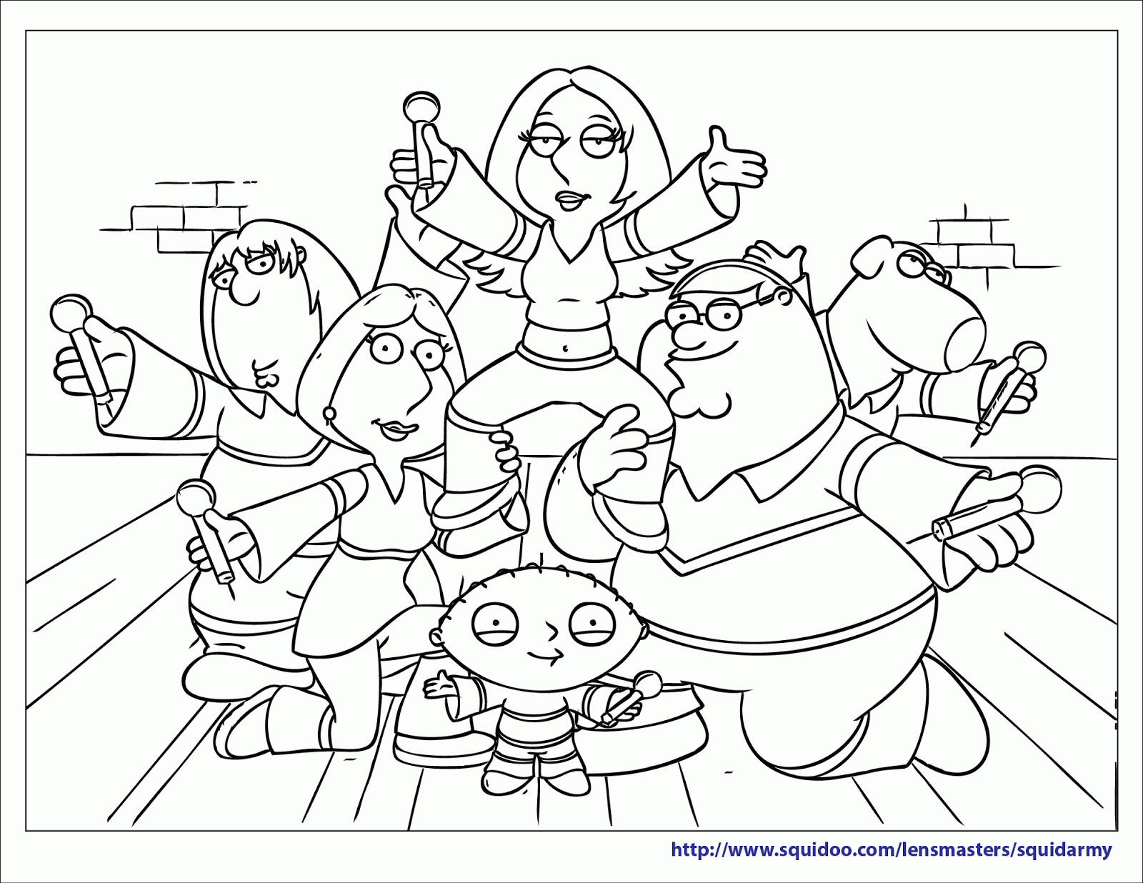 Quagmire coloring pages