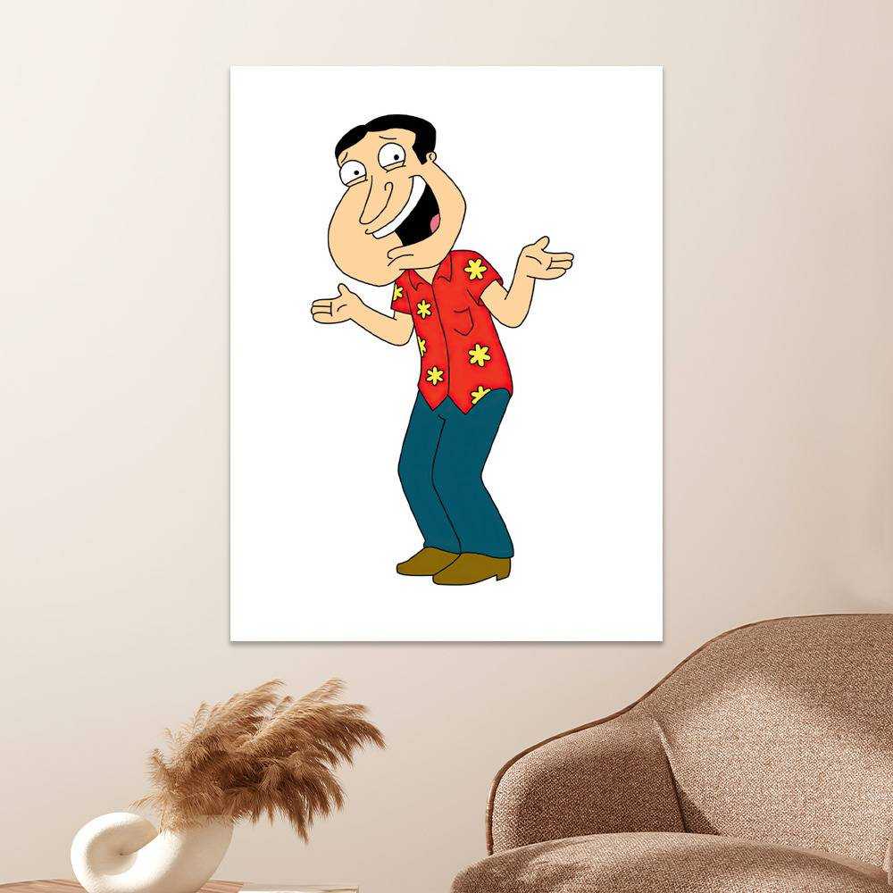 Family guy poster glenn quagmire poster wall art sticky poster