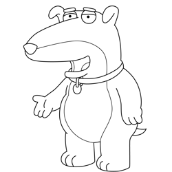 Glenn quagmire family guy coloring page for kids