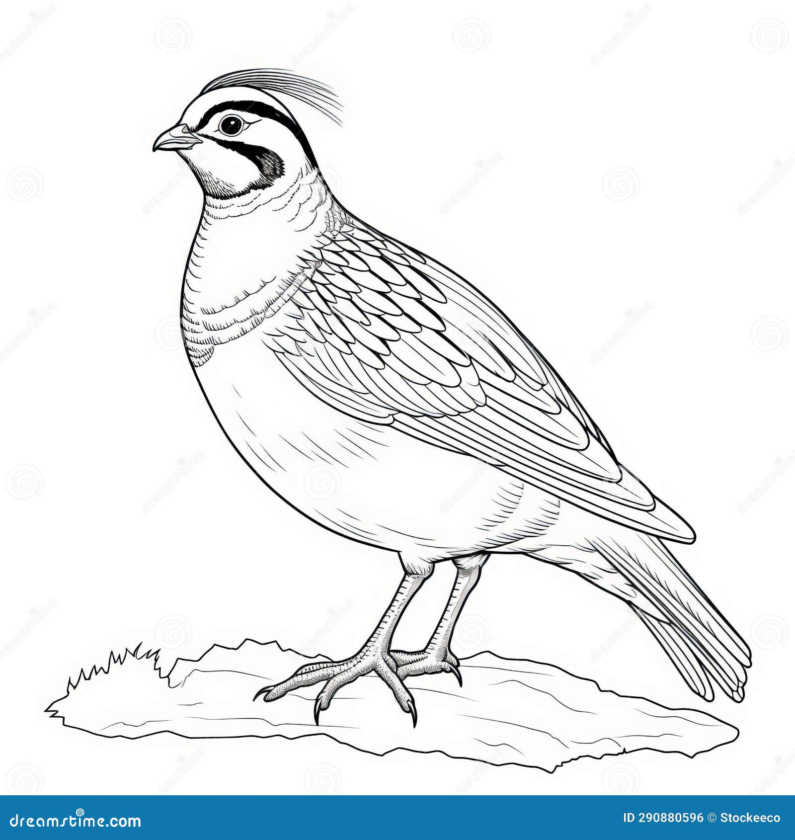 Quail coloring sheet stock illustrations â quail coloring sheet stock illustrations vectors clipart