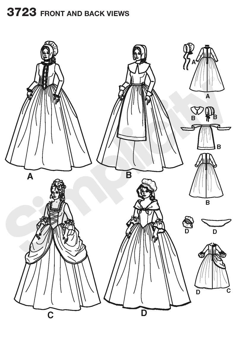 Simplicity pattern s misses pioneer stumes by andrea schewe â