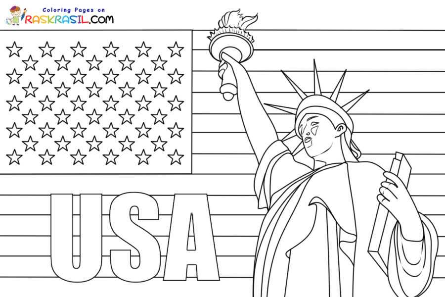 United states coloring pages