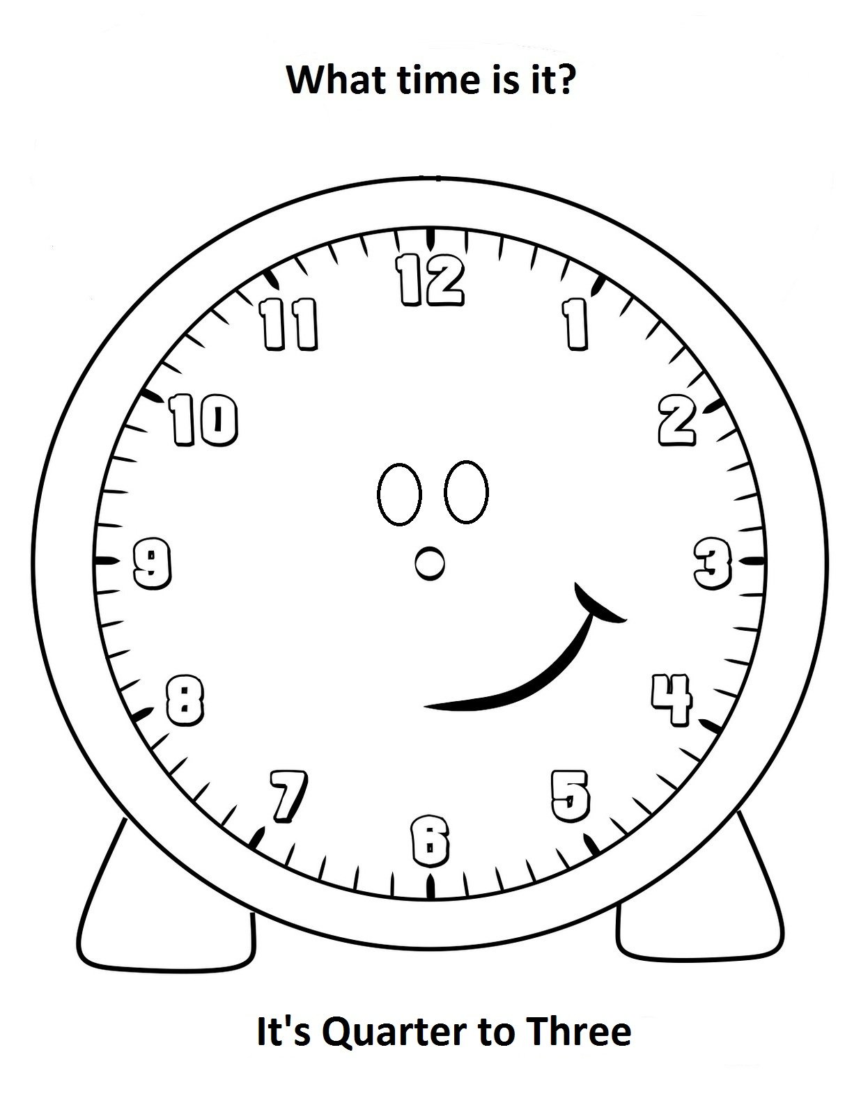 Clock coloring pages printable for free download