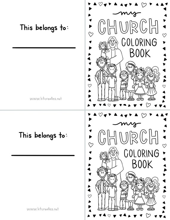 Mini lds coloring book quarter page size pages