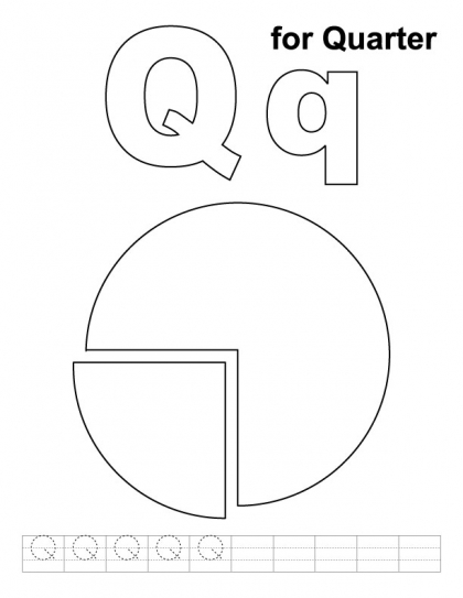 Kids coloring pages letter qq printable coloring pages