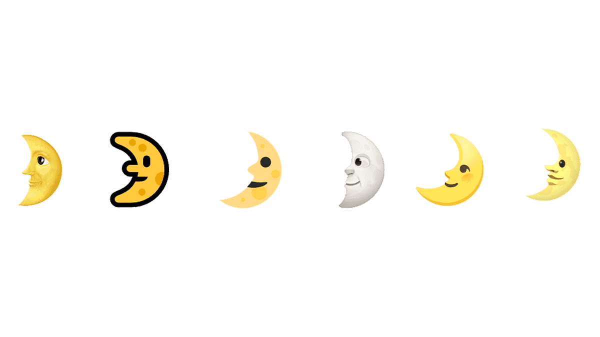 Moon emoji