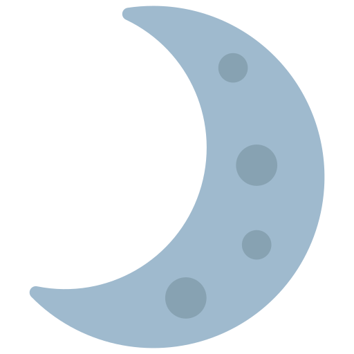 Crescent moon