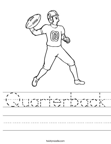 Quarterback worksheet