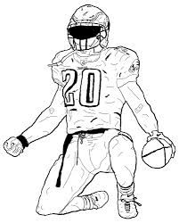 Football coloring page football coloring pages sports coloring pages football player drawing